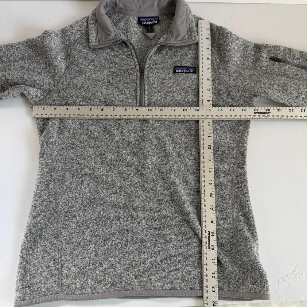 Patagonia Better Sweater 1/4 Zip Fleece Pullover‎ Gray Medium Outdoor Gorpcore